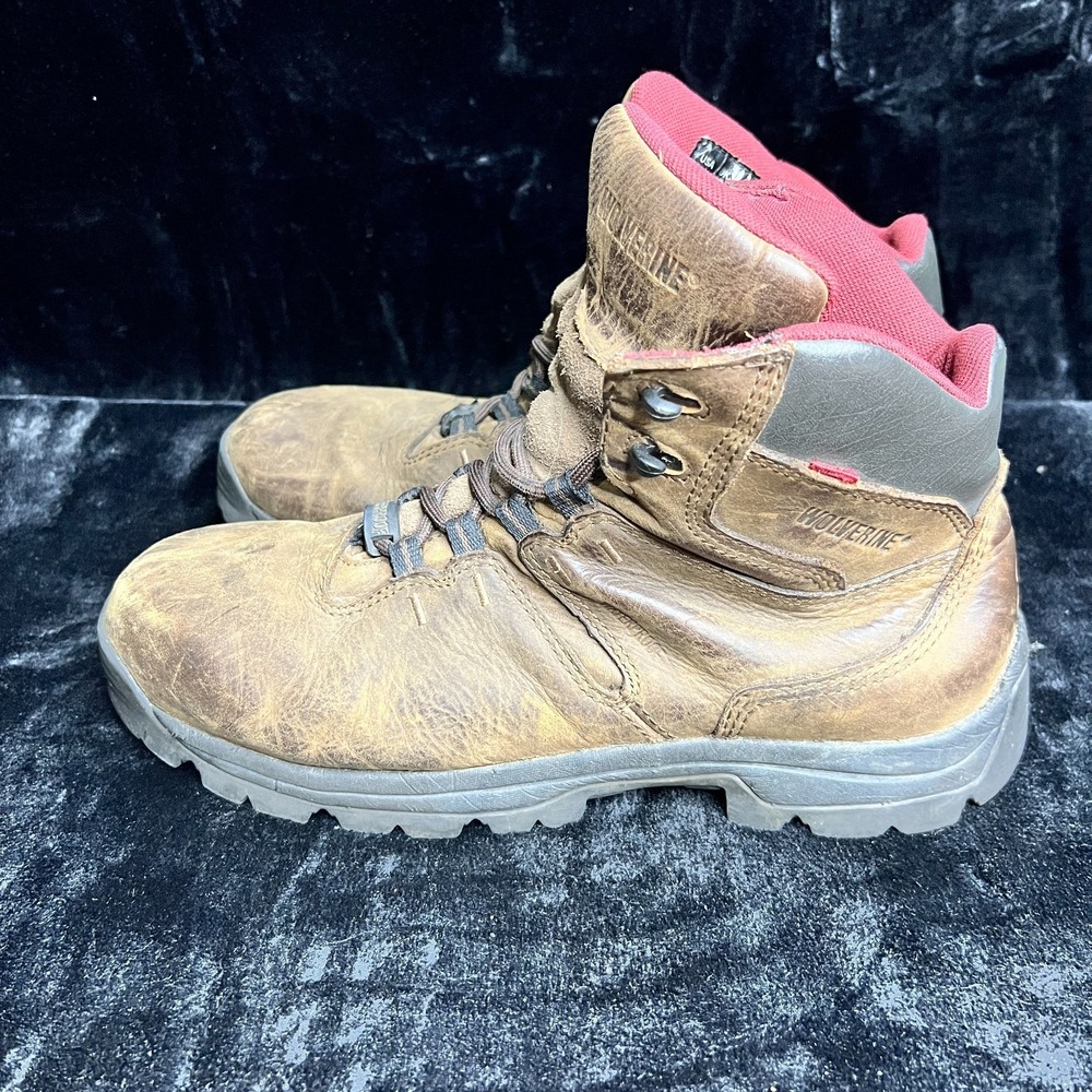 Wolverine Bonaventure W04417 Mens US 11.5 M Work Boots‎ Brown Leather Waterproof
